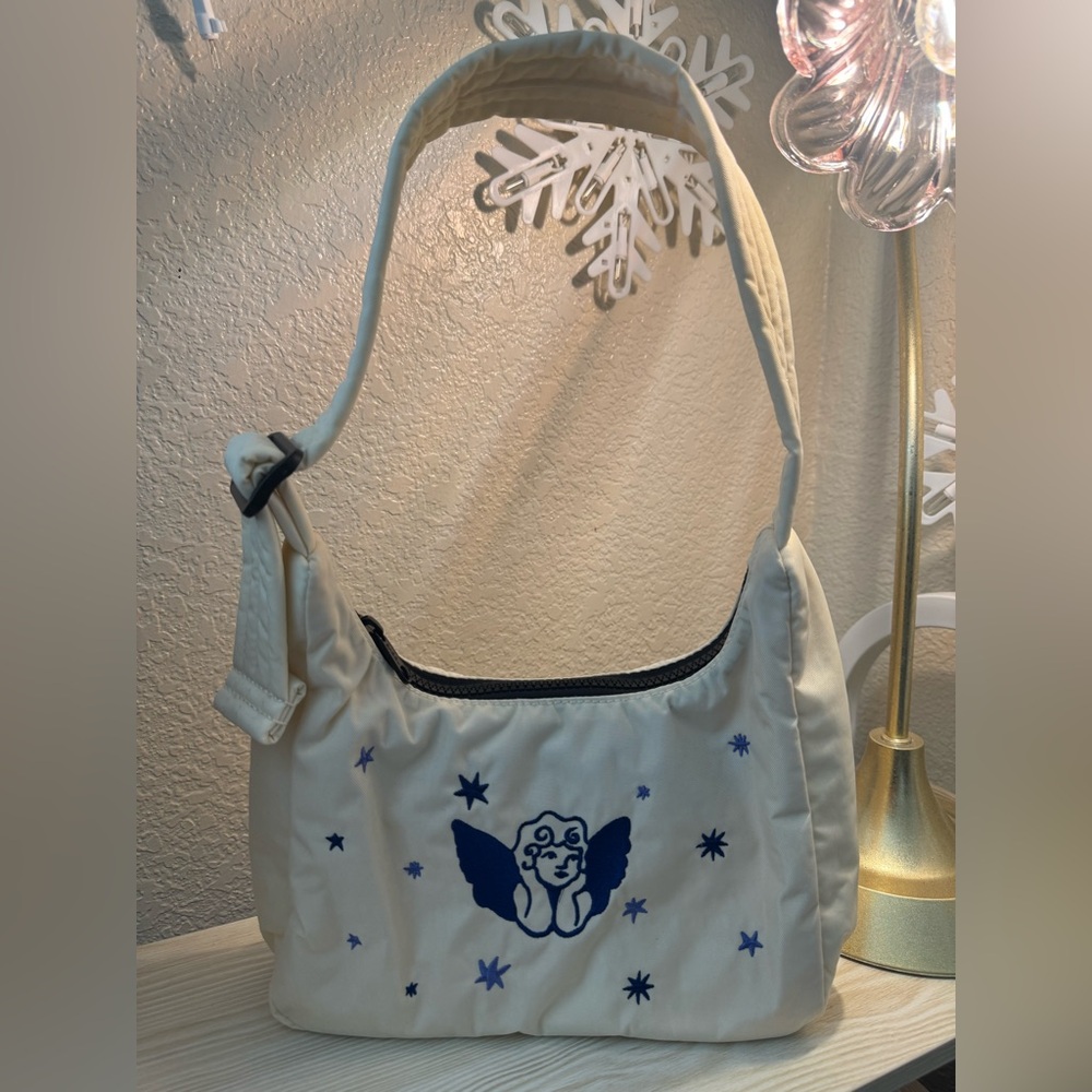 Pre-Owned BAGGU UO Exclusive Mini Nylon Shoulder Bag - Embroidered Cherub